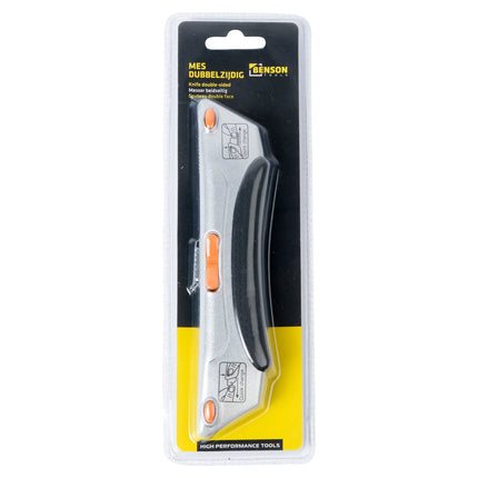 Benson Dubbelzijdig Mes - Ergonomische Grip - Veelzijdig Snijgereedschap
