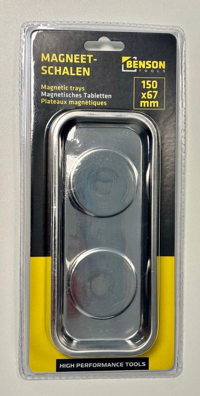 Benson Magneetschalen Set – 2-delig – 150 x 67 mm – RVS