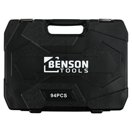 Benson Dopsleutelset - 94-delig - 1/4" & 1/2" Opname - Carbonstaal