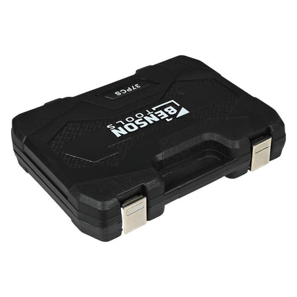 Benson Gereedschapset - 37-delig - Inclusief Doppen en Accessoires - Mat Finish