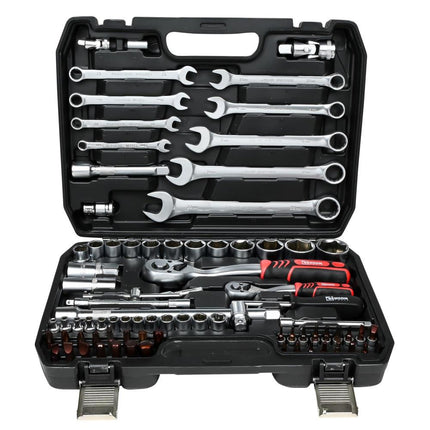 Benson Gereedschapset - 82-delig - 1/4" & 1/2" Opname - Carbonstaal