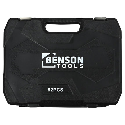 Benson Gereedschapset - 82-delig - 1/4" & 1/2" Opname - Carbonstaal