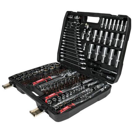 Benson Gereedschapset - 216-delig - 1/4", 3/8" & 1/2" - Carbonstaal - Mat Finish