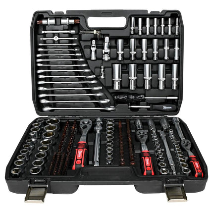 Benson Gereedschapset - 216-delig - 1/4", 3/8" & 1/2" - Carbonstaal - Mat Finish