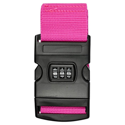 Benson Kofferspanband met Cijferslot - Fuchsia - 200 cm