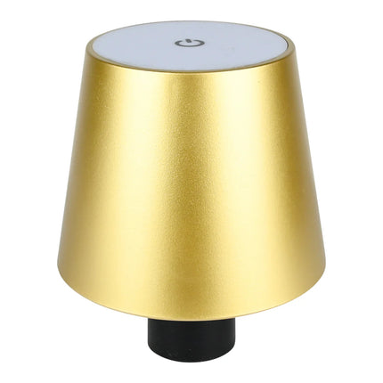 Benson Aanraakdimbare LED Flessenlamp – Goud – Oplaadbaar