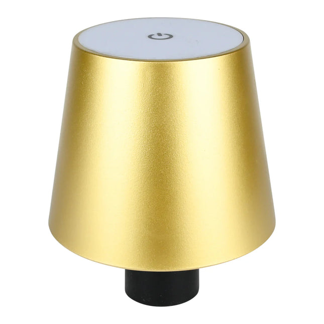 Benson Aanraakdimbare LED Flessenlamp – Goud – Oplaadbaar