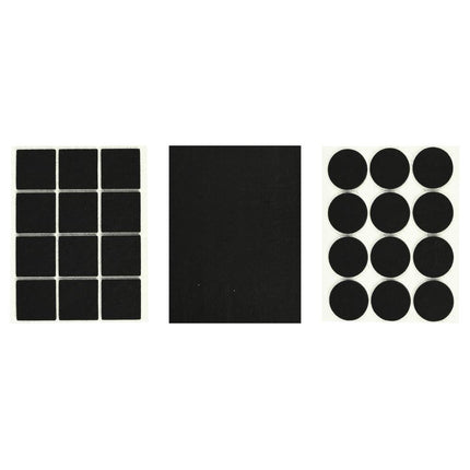 Benson Antikrasvilt Set - 25-delig - Zwart - Diverse Maten - Sterk Klevend