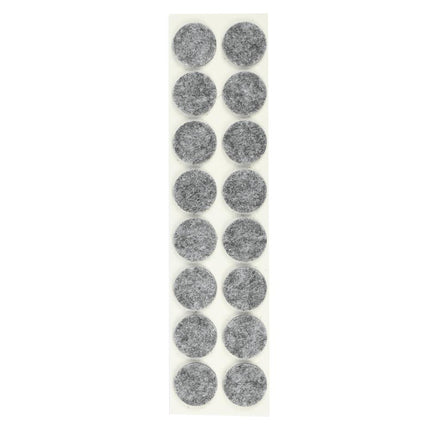 Benson Antikrasvilt - Ø 19 mm - Grijs - Zelfklevend - 16 stuks