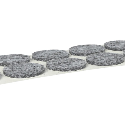 Benson Antikrasvilt - Ø 19 mm - Grijs - Zelfklevend - 16 stuks