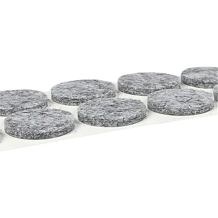 Benson Antikrasvilt - Ø 28 mm - Grijs - Zelfklevend - 12 stuks