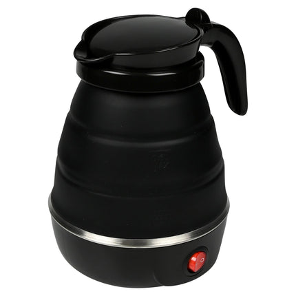 Benson Opvouwbare Waterkoker - 600 ml - Zwart - 600W - Siliconen & RVS