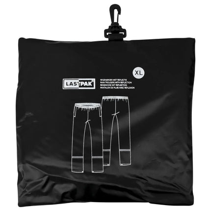 Benson Regenbroek met Reflectie - Maat XL - Zwart - Wind- & Waterdicht