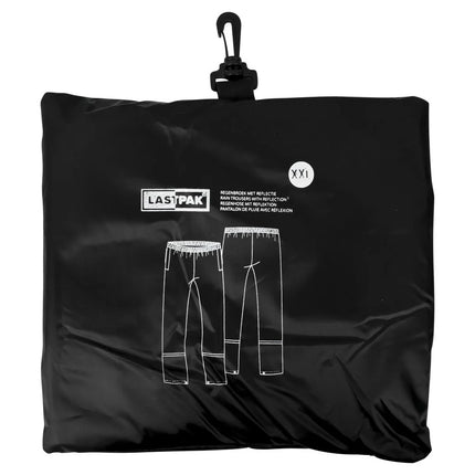 Benson Regenbroek met Reflectie - Maat XXL - Zwart - Wind- & Waterdicht