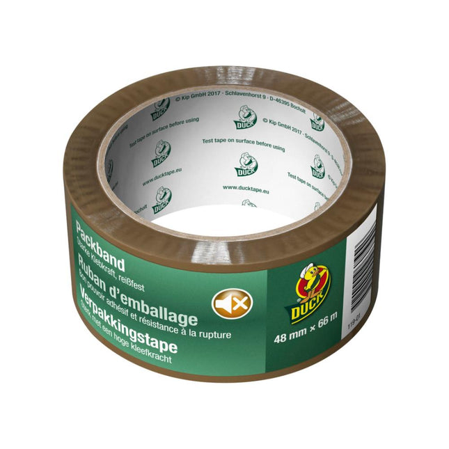 Duck Verpakkingstape Bruin - 48 mm x 66 m - Sterke Plakband