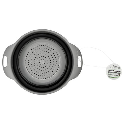 Benson Opvouwbaar Vergiet - Rond - Ø 29 cm - Hittebestendig - Zwart