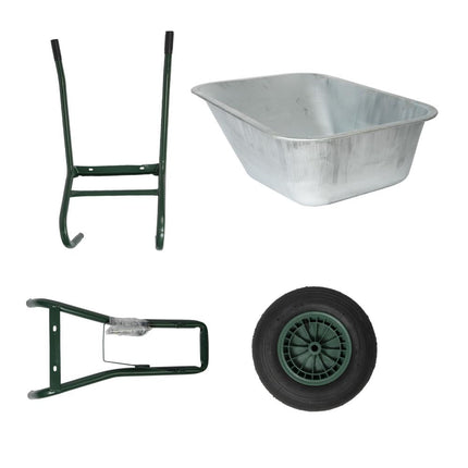 Benson Kruiwagen - 85 Liter - Gegalvaniseerd - 160 kg Draagvermogen
