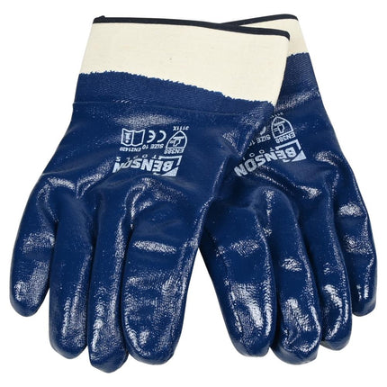 Benson Nitril Werkhandschoenen - Gesloten Rug - Maat 10 - EN 388
