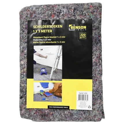 Benson Schildersdeken 1 x 3 meter - Beschermend Afdekkleed