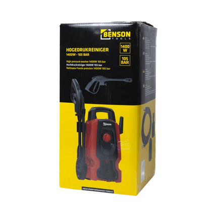 Benson Hogedrukreiniger - 1400W - 105 bar - 5,0 L/min