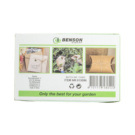 Benson Jute Touw 2-Delig 1,5 mm x 100 Meter - Natuurlijk en Sterk
