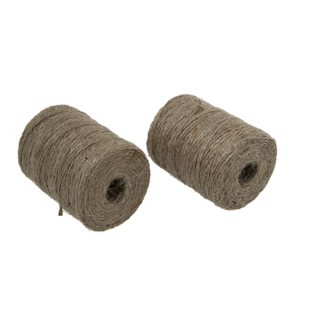Benson Jute Touw 2-Delig 1,5 mm x 100 Meter - Natuurlijk en Sterk