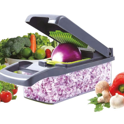 Benson All-in-One Groentesnijder - 14-delig - Inclusief Opvangbak & Handvat