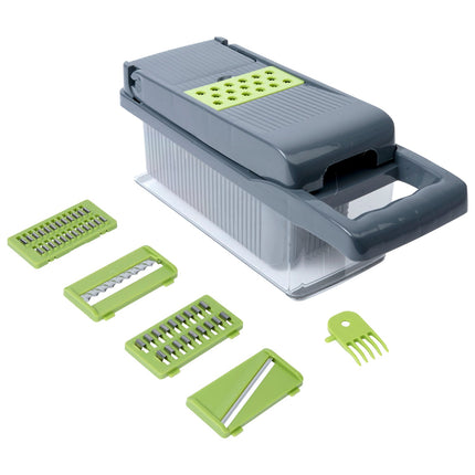 Benson All-in-One Groentesnijder - 14-delig - Inclusief Opvangbak & Handvat
