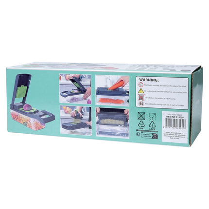 Benson All-in-One Groentesnijder - 14-delig - Inclusief Opvangbak & Handvat