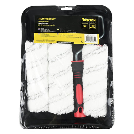 Benson Muurverfset 180 mm 5-delig - Complete Basis voor Wandafwerking