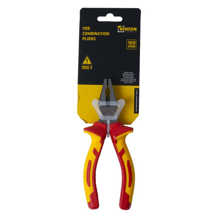Benson VDE Combinatietang - 150 mm - Geïsoleerd tot 1000V - Chroom-Vanadium