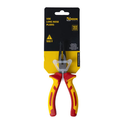 Benson VDE Telefoontang - 150 mm - Geïsoleerd tot 1000V - Rechte Bek