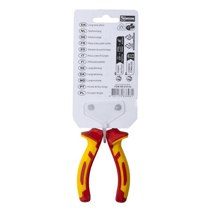 Benson VDE Telefoontang - 150 mm - Geïsoleerd tot 1000V - Rechte Bek