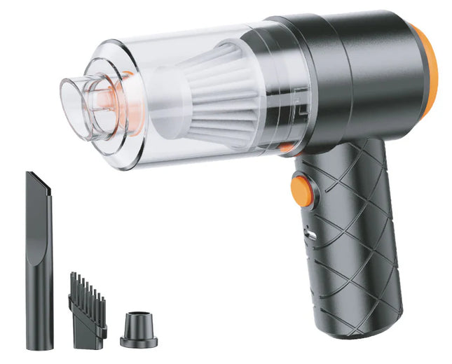 Benson 2-in-1 Mini Stofzuiger & Compressor – 1200 mAh – 2500Pa – USB-C Oplaadbaar
