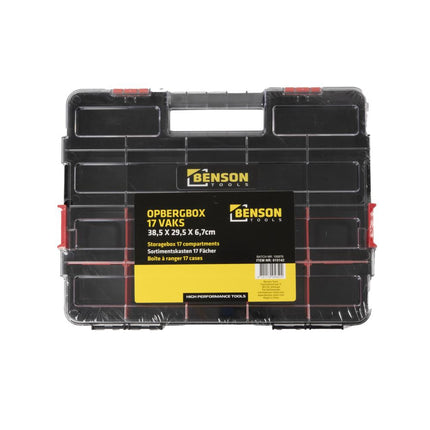 Benson Opbergbox met 17 Vakken - Sorteerdoos 38,5 x 29,5 cm