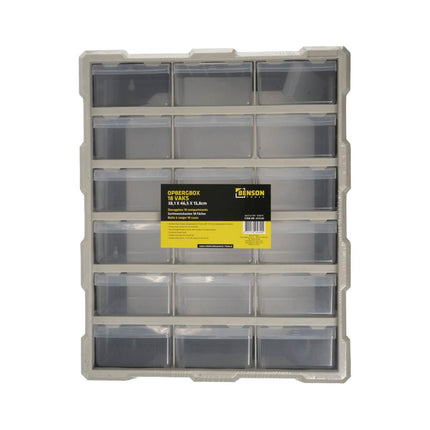 Benson Opbergbox met 18 Vakken - Sorteerdoos 38 x 46 cm