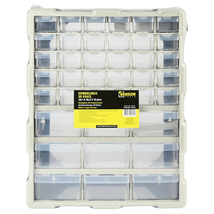 Benson Opbergbox met 39 Vakken - Sorteerdoos - 38 x 46 cm