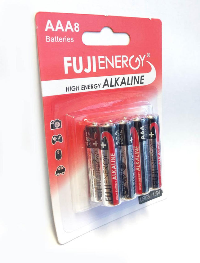 Fuji Energy AAA Batterijen - LR03 - 1.5V - 8 stuks - Voordeelverpakking