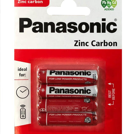 Panasonic AAA Batterijen - LR03 - 1.5V - 4 stuks - Alkaline