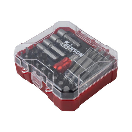 Benson Bitset 34-delig - S2 Staal - Inclusief Magnetische Bithouders