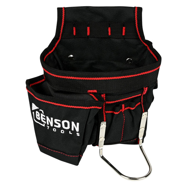 Benson Spijkerschort - Verstelbare Tailleband - Dubbelvaks - Zwart