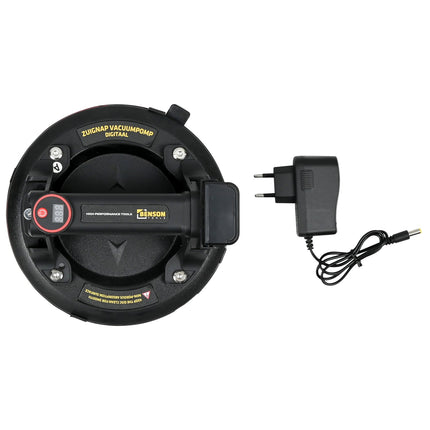 Benson Digitale Vacuümzuignap - 200 mm - Met Elektrische Pomp
