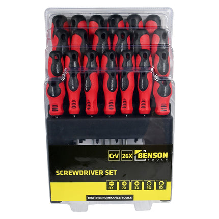 Benson Schroevendraaierset - 26-delig - Complete Werkplaatsset