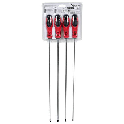 Benson Extra Lange Schroevendraaierset - 4-delig - 450 mm - Square