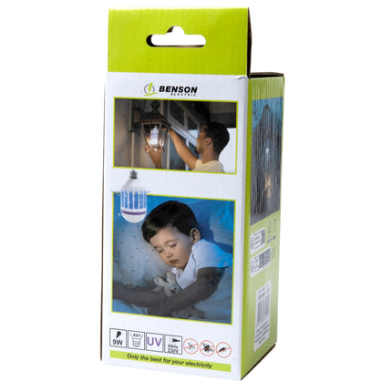 Benson Anti-Muggen & Insectenlamp - E27 Fitting - 4W - 2-in-1