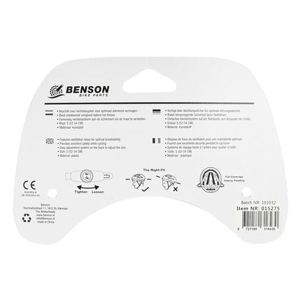 Benson Fietshelm Volwassenen Zwart Maat M | Helmen | Dealzzz.nl