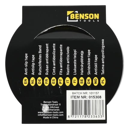 Benson Transparante Anti-slip Tape 25 mm x 5 m - Discrete Veiligheid