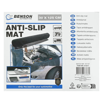 Benson Antislipmat - 30 x 125 cm - Op Maat te Knippen - Universeel