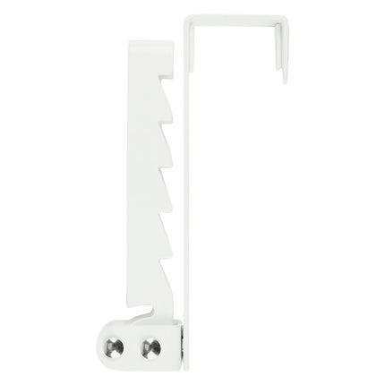 Benson Inklapbare Deurhaak - Wit - Ruimtebesparend - Max. 5 kg