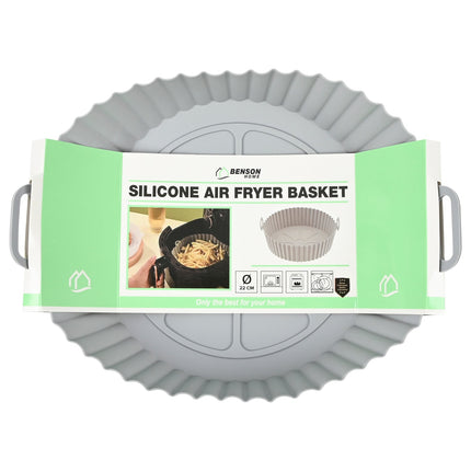 Benson Airfryer Bakje Siliconen - Rond - Ø 22,5 cm - Herbruikbaar